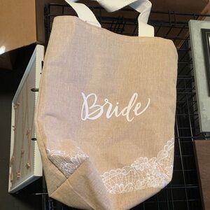 Bride Tan Tote Bag